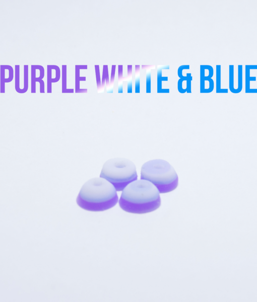 South Soft Bushings Purple White Blue