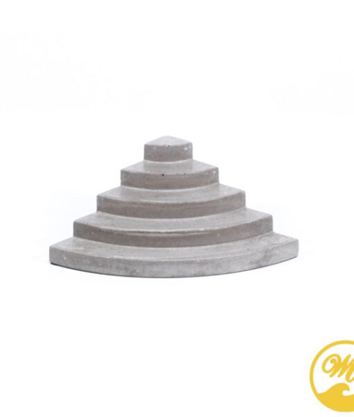 5 Stairs corner round - 1 slab